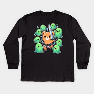 With My Endless Fight Cute Kawaii Kids Long Sleeve T-Shirt